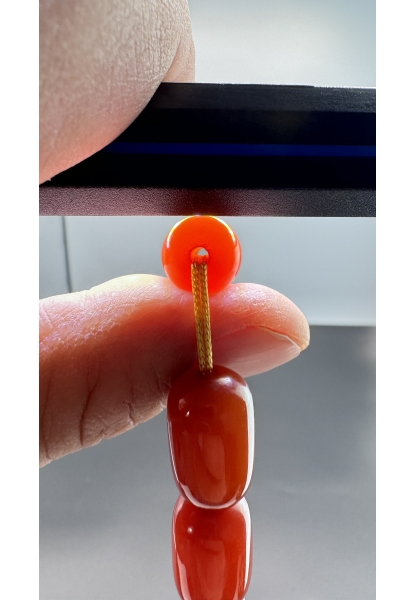 MirgeShoes Eski Döküm Buğulu Hamur Kayısı 74 Gr Sıkma Kehribar Tesbih AHTES2104