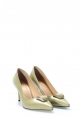 MirgeShoes Avakado Kadın İnce Topuklu Ayakkabı İçi Dışı Hakiki Deri MRG013452613327
