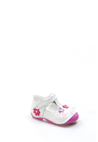 MirgeShoes Bebek Casual Ayakkabı İçi Dışı Hakiki Deri Beyaz  MRG01102121617