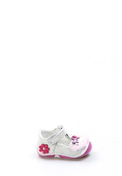 MirgeShoes Bebek Casual Ayakkabı İçi Dışı Hakiki Deri Beyaz  MRG01102191617