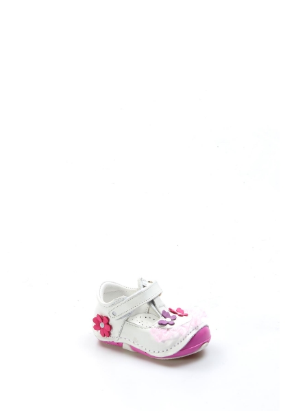 MirgeShoes Bebek Casual Ayakkabı İçi Dışı Hakiki Deri Beyaz  MRG01102191617