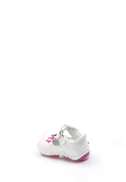 MirgeShoes Bebek Casual Ayakkabı İçi Dışı Hakiki Deri Beyaz  MRG01102191617