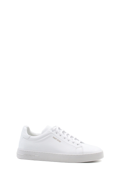 MirgeShoes Beyaz Bağcıklı Erkek Casual Ayakkabı İçi Dışı Hakiki Deri MRG01949131613