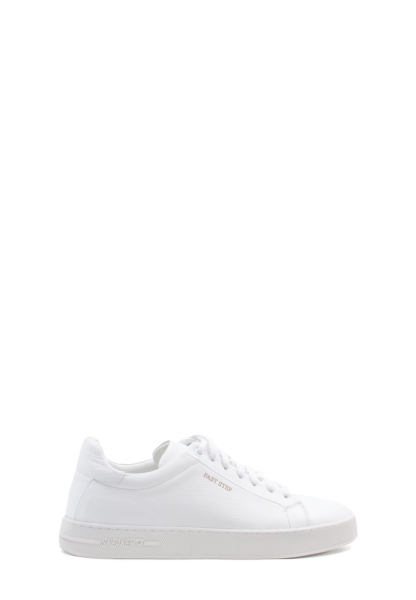 MirgeShoes Beyaz Bağcıklı Erkek Casual Ayakkabı İçi Dışı Hakiki Deri MRG01949131613