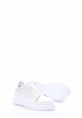 MirgeShoes Beyaz Bağcıklı Erkek Casual Ayakkabı İçi Dışı Hakiki Deri MRG01531131994