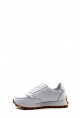 MirgeShoes Beyaz Bağcıklı Erkek Spor Sneaker Ayakkabı İçi Dışı Hakiki Deri MRG0128471947