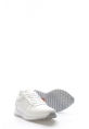 MirgeShoes Beyaz Bağcıklı Erkek Spor Sneaker Ayakkabı İçi Dışı Hakiki Deri MRG011081131773