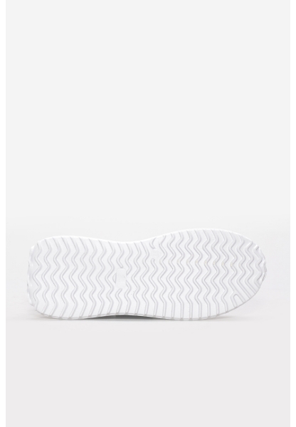 MirgeShoes Beyaz Bantlı Kadın Casual Ayakkabı İçi Dışı Hakiki Deri MRG0126626191227