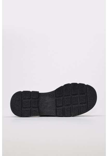 MirgeShoes Kadın Düz Terlik İçi Dışı Hakiki Deri Beyaz   MRG0184026191138