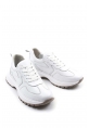 MirgeShoes Beyaz Bağcıklı Kadın Spor Ayakkabı İçi Dışı Hakiki Deri MRG01266261718