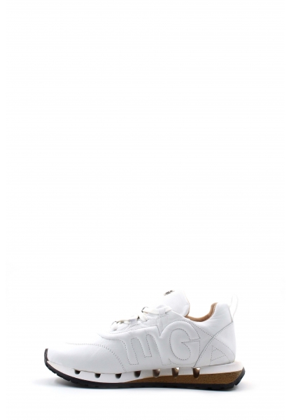 MirgeShoes Beyaz Bağcıklı Kadın Casual Ayakkabı İçi Dışı Hakiki Deri MRG01297261400680