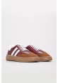 MirgeShoes Bordo-Beyaz Bağcıklı Kadın Casual Ayakkabı İçi Dışı Hakiki Deri MRG011064261345