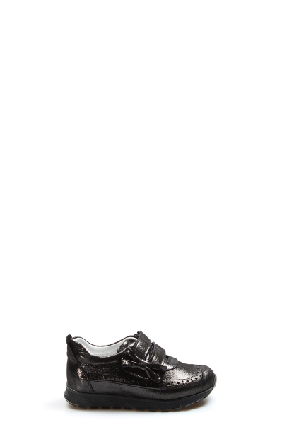 MirgeShoes Çelik Simli Kız Çocuk Spor Sneaker Ayakkabı İçi Dışı Hakiki Deri MRG0196716215