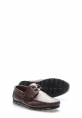MirgeShoes Kahve Bağcıklı Erkek Loafer Ayakkabı İçi Dışı Hakiki Deri MRG017581316318