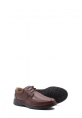 MirgeShoes Kahve Bağcıklı Erkek Casual Ayakkabı İçi Dışı Hakiki Deri MRG0125613161180