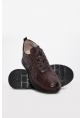 MirgeShoes Kahve Erkek Casual Ayakkabı İçi Dışı Hakiki Deri MRG01291131459