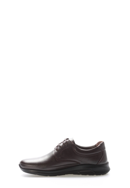 MirgeShoes Kahve Bağcıklı Erkek Casual Ayakkabı İçi Dışı Hakiki Deri MRG01792131533151161729