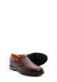 MirgeShoes Kahve Bağcıksız Erkek Casual Ayakkabı İçi Dışı Hakiki Deri MRG0110811316337