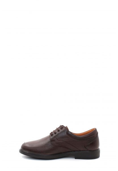 MirgeShoes Kahve Bağcıklı Erkek Casual Ayakkabı İçi Dışı Hakiki Deri MRG0110811316338