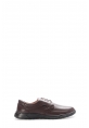 MirgeShoes Kahve Bağcıklı Erkek Casual Ayakkabı İçi Dışı Hakiki Deri MRG011081132162724