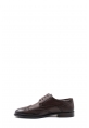 MirgeShoes Kahve Bağcıklı Erkek Klasik Ayakkabı İçi Dışı Hakiki Deri MRG01289131236