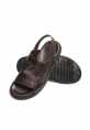 MirgeShoes Kahve Erkek Açık Hava Klasik Sandalet İçi Dışı Hakiki Deri MRG0113813225-53