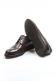 MirgeShoes Kahve Bağcıklı Erkek Oxford Ayakkabı İçi Dışı Hakiki Deri MRG01952131268