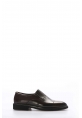 MirgeShoes Kahve Bağcıksız Erkek Klasik Ayakkabı İçi Dışı Hakiki Deri MRG01289131232