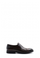 MirgeShoes Kahve Bağcıksız Erkek Klasik Ayakkabı İçi Dışı Hakiki Deri MRG01367131795