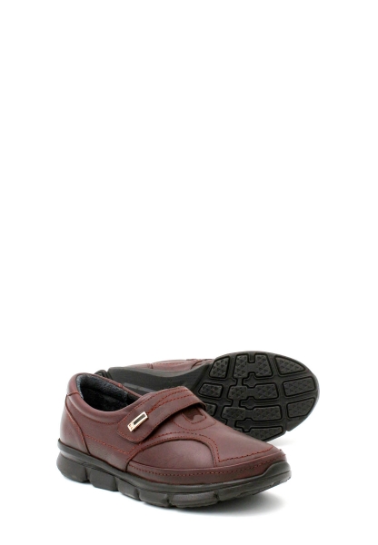 MirgeShoes Kahve Bağcıksız Kadın Casual Ayakkabı İçi Dışı Hakiki Deri MRG01268261821