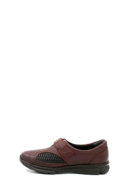 MirgeShoes Kahve Bağcıksız Kadın Casual Ayakkabı İçi Dışı Hakiki Deri MRG01268261821