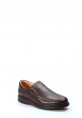 MirgeShoes Kahve Bağcıksız Erkek Casual Ayakkabı İçi Dışı Hakiki Deri MRG019451311413