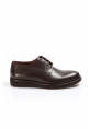 MirgeShoes Kahve Bağcıklı Erkek Oxford Ayakkabı İçi Dışı Hakiki Deri MRG01952131162