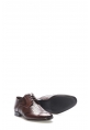 MirgeShoes Kahve Bağcıklı Erkek Klasik Ayakkabı İçi Dışı Hakiki Deri MRG01348131719