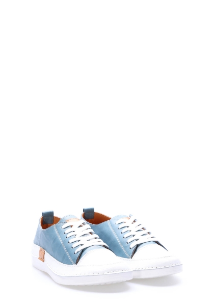 MirgeShoes Kot Bağcıklı Kadın Casual Ayakkabı İçi Dışı Hakiki Deri MRG0111022618477