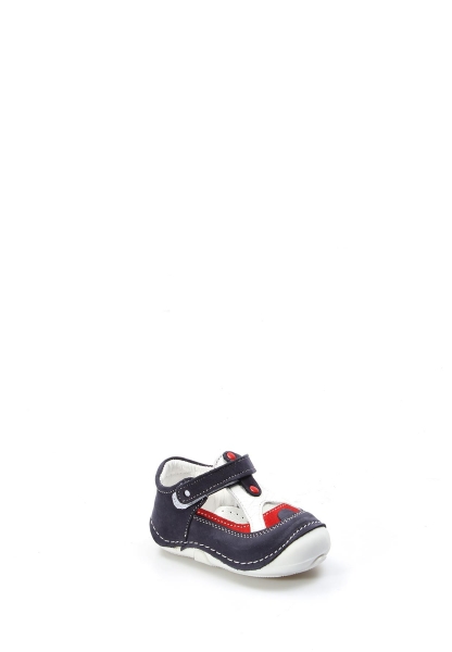 MirgeShoes Bebek Casual Ayakkabı İçi Dışı Hakiki Deri Lacivert  MRG01102191615