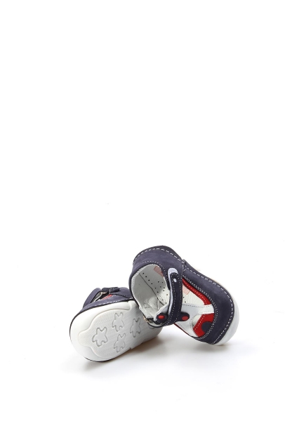 MirgeShoes Bebek Casual Ayakkabı İçi Dışı Hakiki Deri Lacivert  MRG01102191615