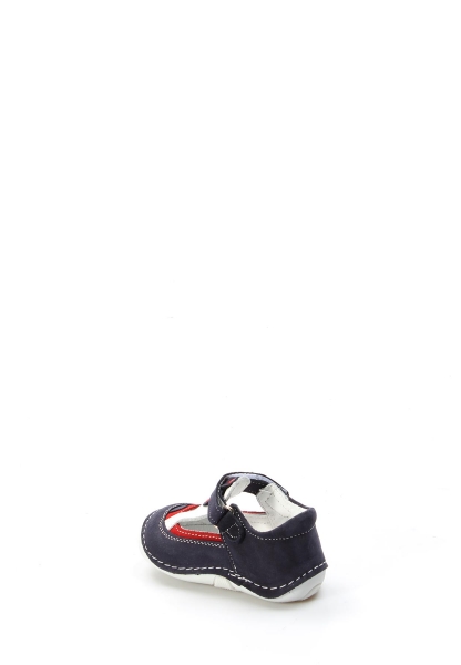 MirgeShoes Bebek Casual Ayakkabı İçi Dışı Hakiki Deri Lacivert  MRG01102191615