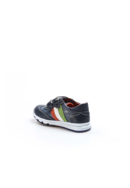 MirgeShoes Lacivert Unisex Çocuk Sneaker Spor Ayakkabı İçi Dışı Hakiki Deri MRG011361618912