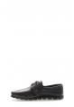 MirgeShoes Siyah Bağcıklı Erkek Loafer Ayakkabı İçi Dışı Hakiki Deri MRG017581316318