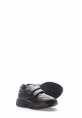 MirgeShoes Siyah Unisex Çocuk Cırtcırtlı Ayakkabı İçi Dışı Hakiki Deri MRG0128624314225