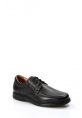 MirgeShoes Siyah Bağcıklı Erkek Casual Ayakkabı İçi Dışı Hakiki Deri MRG0194513211414
