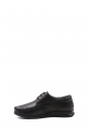 MirgeShoes Siyah Bağcıklı Erkek Casual Ayakkabı İçi Dışı Hakiki Deri  MRG01291131343