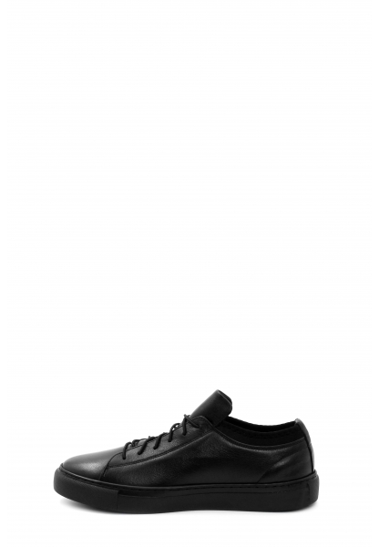 MirgeShoes Siyah Bağcıklı Erkek Casual Ayakkabı İçi Dışı Hakiki Deri MRG019491312532