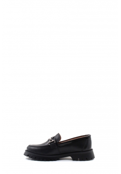 MirgeShoes Siyah Erkek Çocuk Casual Ayakkabı İçi Dışı Hakiki Deri MRG011362410233