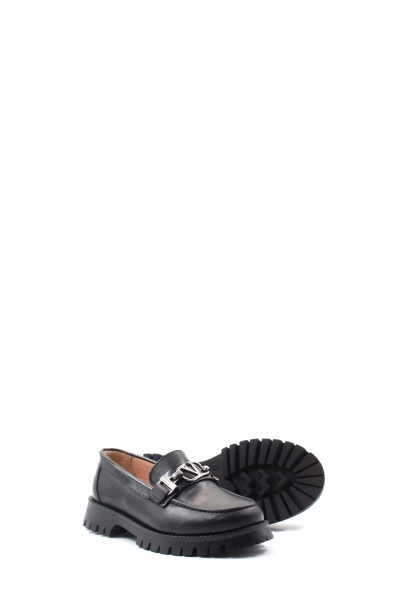 MirgeShoes Siyah Erkek Çocuk Casual Ayakkabı İçi Dışı Hakiki Deri MRG011362410233