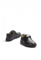 MirgeShoes Siyah Erkek Çocuk Cırtcırtlı Casual Ayakkabısı İçi Dışı Hakiki Deri MRG01900161917211023