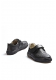 MirgeShoes Siyah Erkek Çocuk Cırtcırtlı Casual Ayakkabı İçi Dışı Hakiki Deri MRG0190061917211023