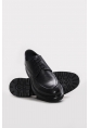 MirgeShoes Siyah Bağcıklı Erkek Klasik Ayakkabı İçi Dışı Hakiki Deri MRG0187113124238