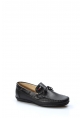 MirgeShoes Siyah Tokalı Erkek Loafer Babet Ayakkabı İçi Dışı Hakiki Deri MRG0175813213